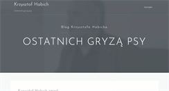 Desktop Screenshot of krzysztofhabich.pl
